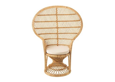 Tool PEACOCK pruun, 59x102xH134 cm