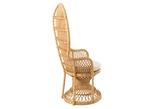 Tool PEACOCK pruun, 59x102xH134 cm