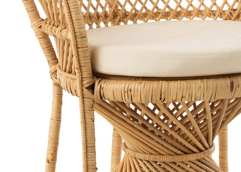 Tool PEACOCK pruun, 59x102xH134 cm