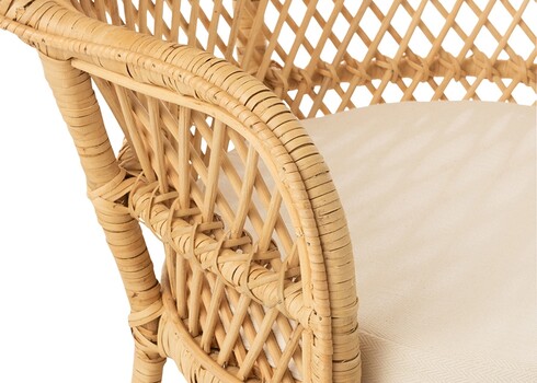 Tool PEACOCK pruun, 59x102xH134 cm