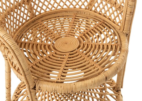 Tool PEACOCK pruun, 59x102xH134 cm