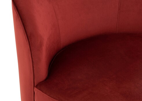 Tugitool REDONDO punane, 71x67xH66 cm