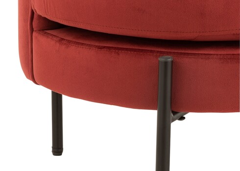 Tugitool REDONDO punane, 71x67xH66 cm