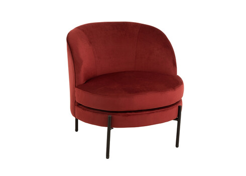 Tugitool REDONDO punane, 71x67xH66 cm