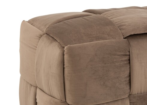 Tumba PATCH pruun, 120x42xH38 cm