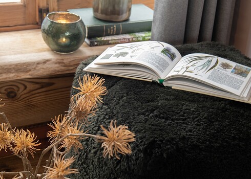 Tumba SHEEP tumeroheline, 57x57xH47 cm