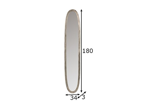 Peegel LONGHI hall, 34x3xH180 cm