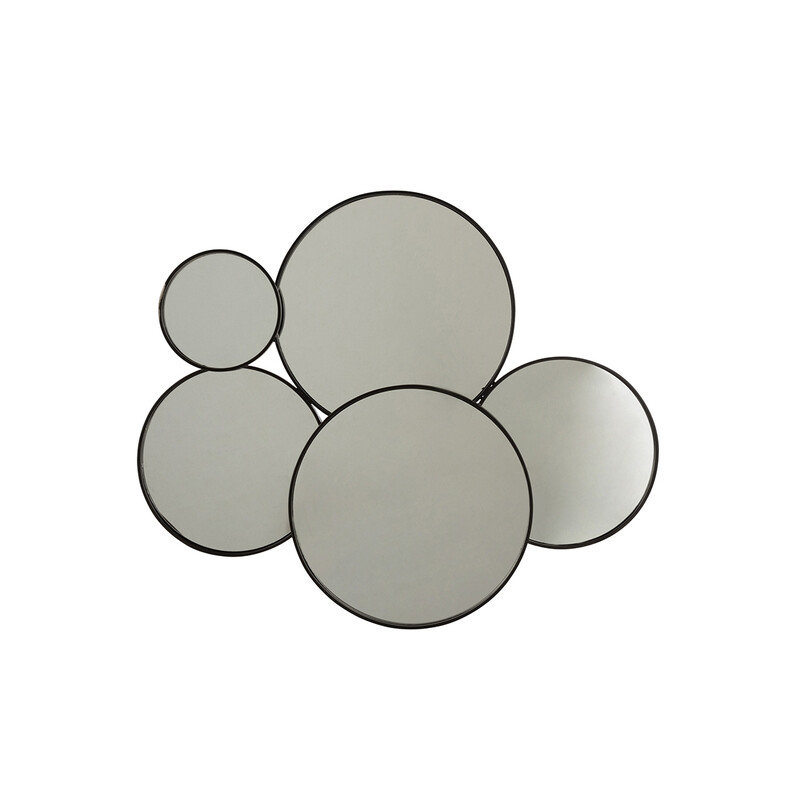 Peegel CLUST must, 86x5xH72 cm