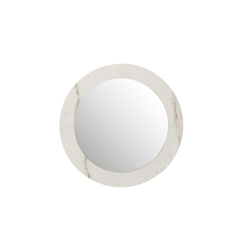 Peegel DONATELLA valge marmor, 60x2xH60 cm
