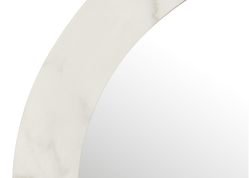 Peegel DONATELLA valge marmor, 80x3xH80 cm