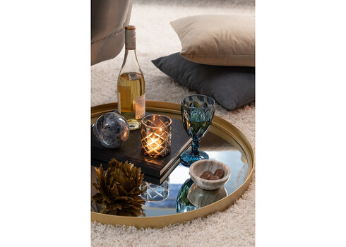 Peegel BIANCA kuldne, 60x4xH60 cm