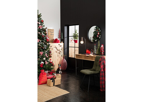 Peegel BIANCA must, 80x4xH80 cm