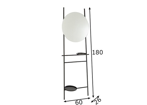 Peegel TRAYS must, 60x26xH180 cm