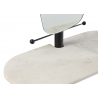 Peegel FERRO valge marmor, 65x30xH185 cm