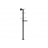 Peegel FERRO valge marmor, 65x30xH185 cm