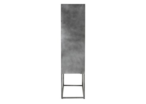 Kummut SHANIL tumepruun / hall, 90x40xH160 cm