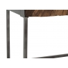 Kummut SHANIL tumepruun / hall, 90x40xH160 cm