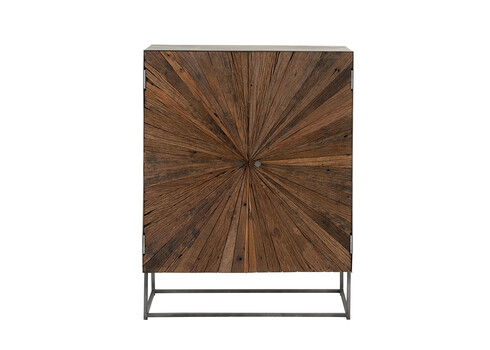 Kapp SHANIL tumepruun / hall, 85x40xH111 cm