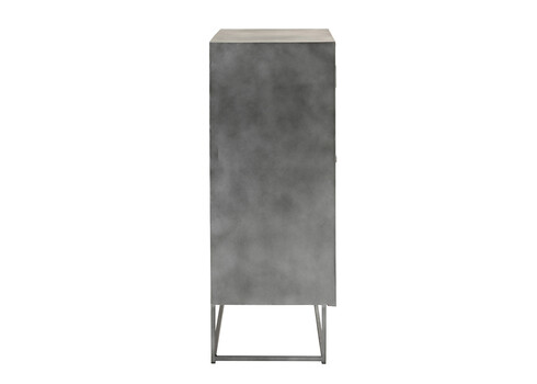 Kapp SHANIL tumepruun / hall, 85x40xH111 cm