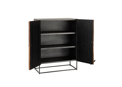 Kapp SHANIL tumepruun / hall, 85x40xH111 cm