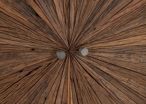 Kapp SHANIL tumepruun / hall, 85x40xH111 cm