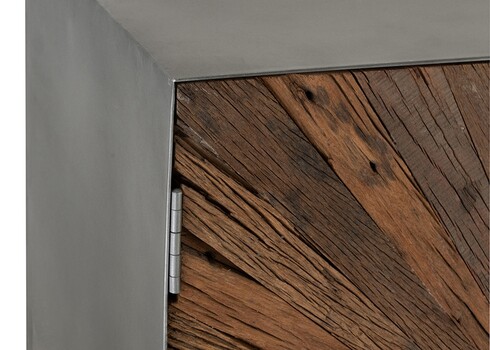 Kapp SHANIL tumepruun / hall, 85x40xH111 cm