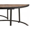 Diivanilaudade komplekt HEXA pruun / must, 2 tk