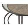 Diivanilaudade komplekt HEXA pruun / must, 2 tk