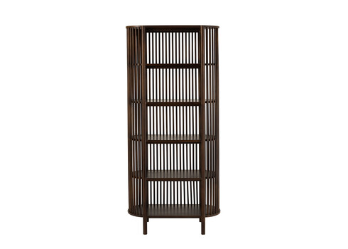 Riiul CONIE tumepruun, 38x31xH190 cm