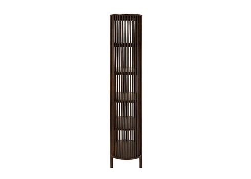 Riiul CONIE tumepruun, 38x31xH190 cm