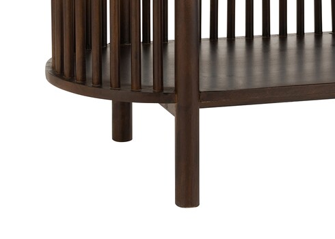 Riiul CONIE tumepruun, 38x31xH190 cm