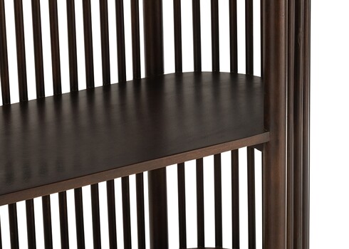 Riiul CONIE tumepruun, 38x31xH190 cm