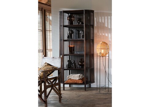 Riiul CONIE tumepruun, 38x31xH190 cm