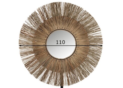 Peegel MENDI beež / pruun, 110x2xH110 cm