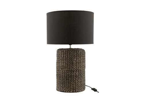 Lauavalgusti BRAID pruun / tumehall, 42x42xH68 cm