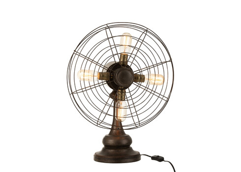 Lauavalgusti FAN antiikpruun, 43x29xH56 cm, E27