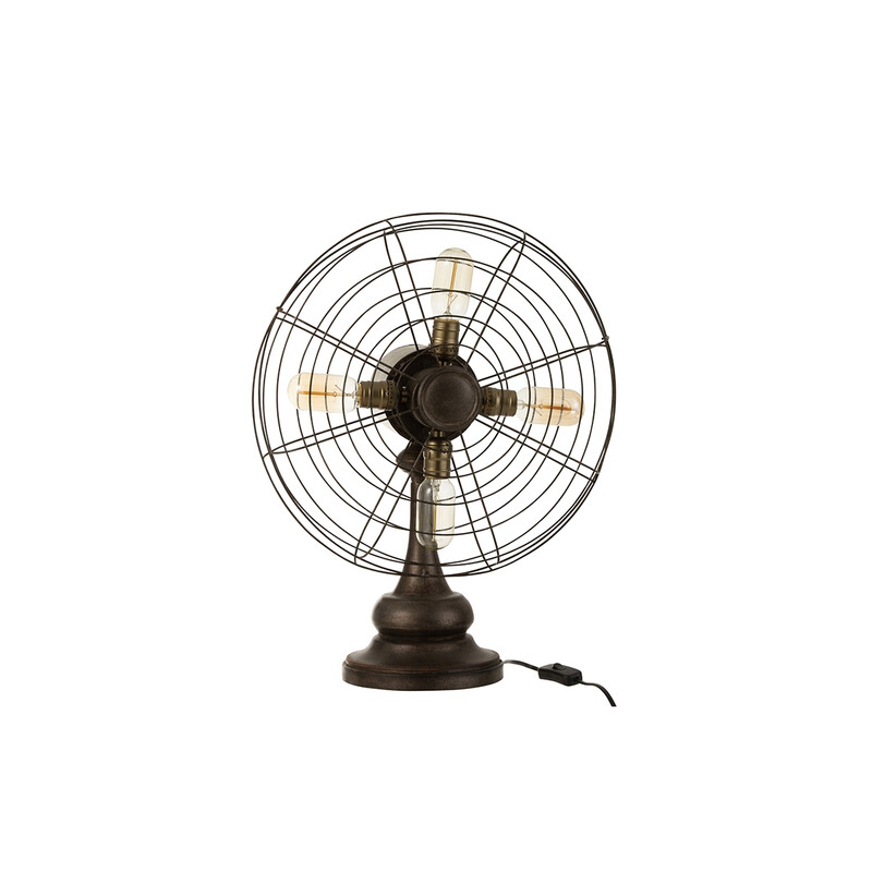Lauavalgusti FAN antiikpruun, 43x29xH56 cm, E27