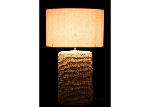 Lauavalgusti BRAID pruun / beež, 42x42xH67 cm, E27