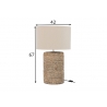 Lauavalgusti BRAID pruun / beež, 42x42xH67 cm, E27
