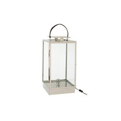 Lauavalgusti LANTERN hõbe, 32x32xH76 cm, E27