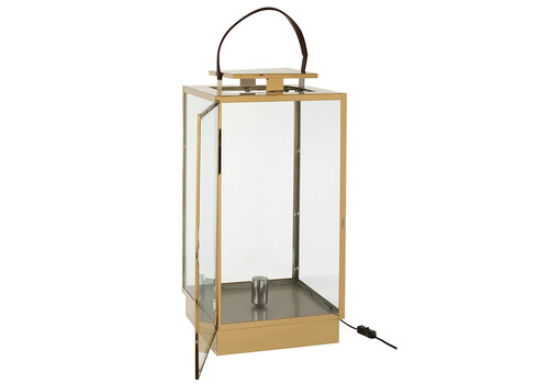 Lauavalgusti LANTERN kuldne, 32x32xH76 cm, E27