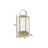 Lauavalgusti LANTERN kuldne, 32x32xH76 cm, E27