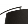 Põrandavalgusti STAND must, 106x56xH188 cm, E27