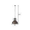 Rippvalgusti LOFT tumehall, 55x55xH147 cm