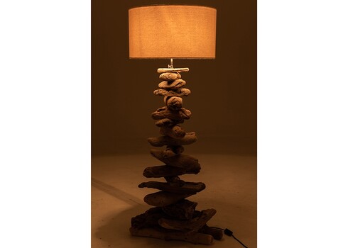 Lauavalgusti DRIFTY pruun / beež, 42x42xH90 cm, E27