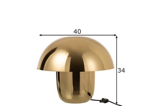 Lauavalgusti GOLDIE kuldne, 40x40xH34 cm, E27