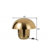 Lauavalgusti GOLDIE kuldne, 40x40xH34 cm, E27
