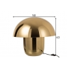 Lauavalgusti GOLDIE kuldne, 50x50xH43 cm, E27