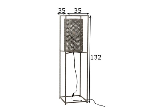 Põrandavalgusti MERVE hall, 35x35xH132 cm, E27