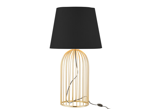 Lauavalgusti JONI kuldne / must, 25x25xH62 cm, E27